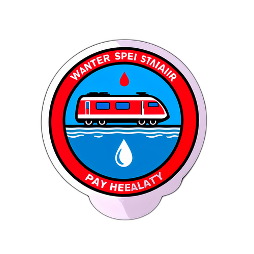 高速列车饮水安全警示标志