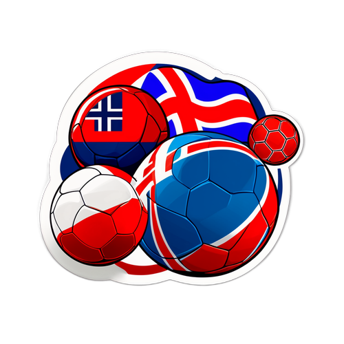 Flaggor och fotbollar - Norge VM-kval