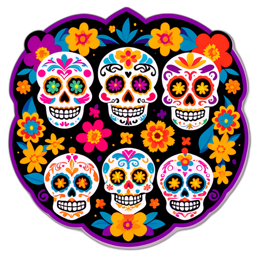Coco's Dia de los Muertos Celebration Sticker
