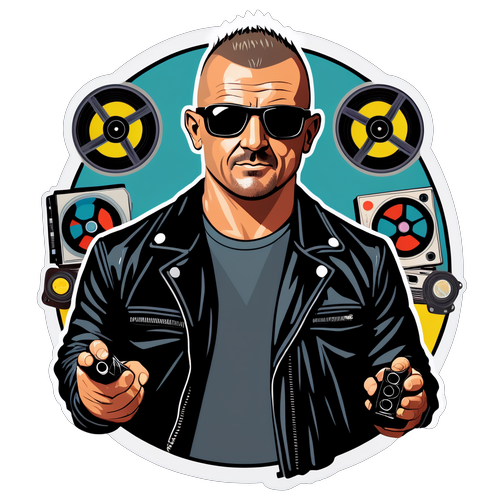 Dominic Purcell med cool stil