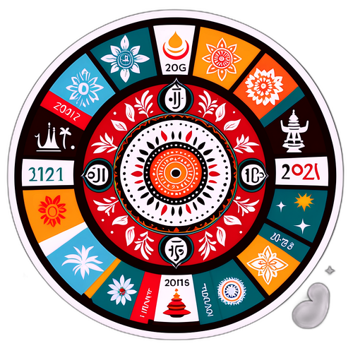 Stiker Kalender Jawa yang Kaya Budaya