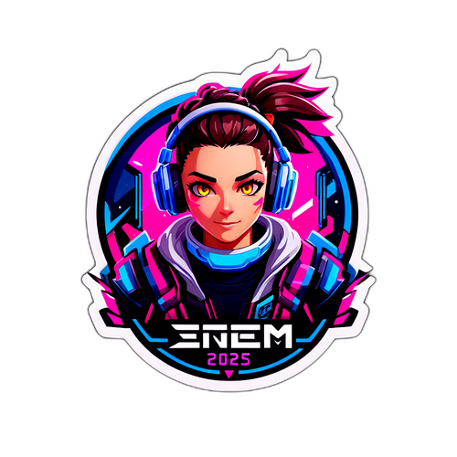 IEM Cologne 2025: Futuristic Gaming Sticker