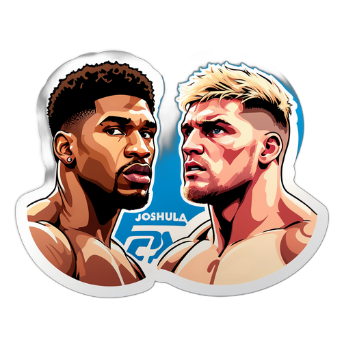 Sticker wa Kuthibitisha Mapambano ya Anthony Joshua dhidi ya Jake Paul