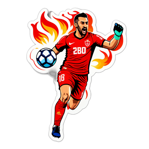 Sticker van Ugurcan Cakir met een geweldige save