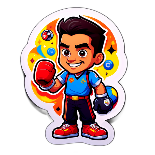 Дизайн карикатури з Каркосом Алькарасом