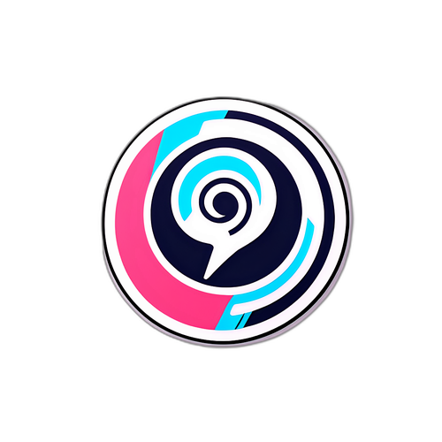 TWICEファンのためのシンプルなロゴステッカー
