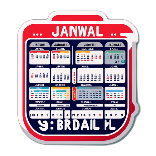 Sticker Jadwal KRL
