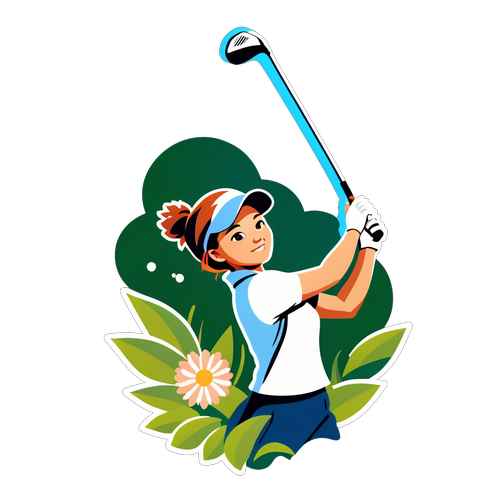 Keanggunan Lydia Ko! Sticker Golf yang Menggambarkan Kecemerlangan dalam Sukan