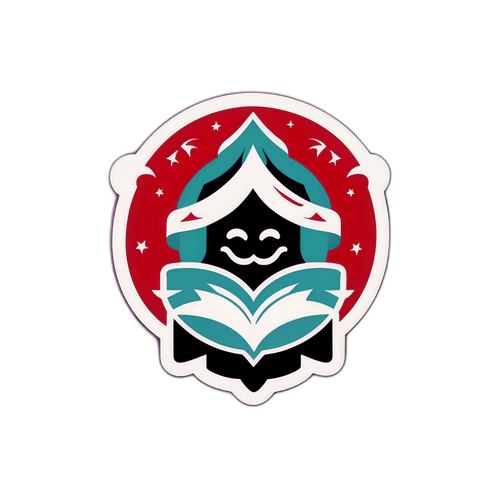 미니멀리스트 행운과 조언 스티커