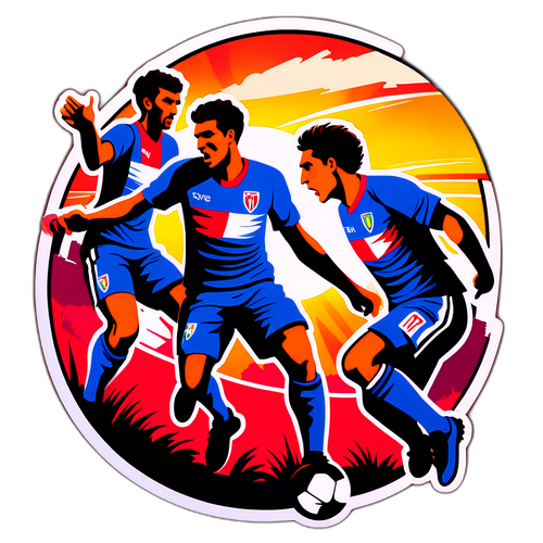 Design stilizat cu jucătorii Cagliari și Verona