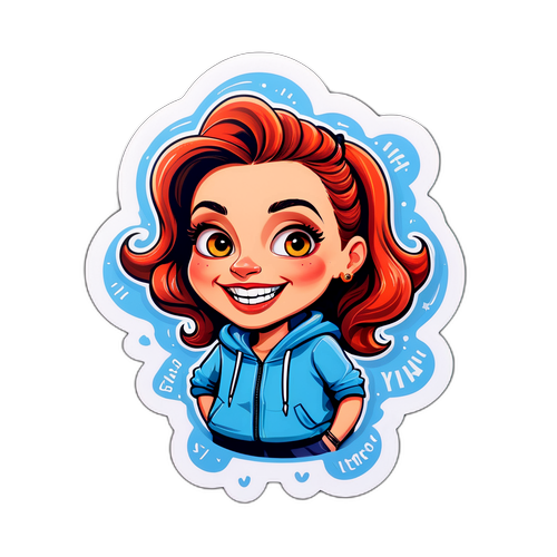 Sticker creativ cu Flavia Groșan