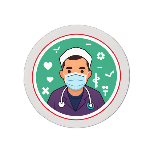 สติกเกอร์สุขภาพเกี่ยวกับคุณภาพอากาศ PM 2.5