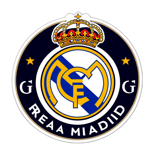 สติกเกอร์รีลมาดริดสไตล์เรโทร