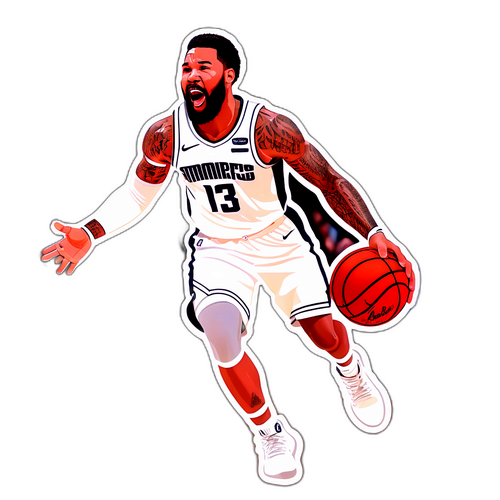 Sticker ng Marcus Morris na Umiskor ng Basket