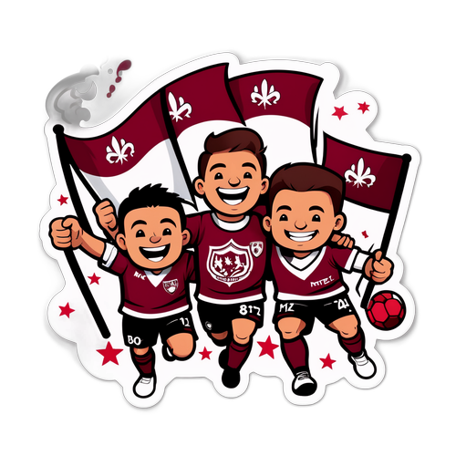 Stiker Ceria untuk Momen Bersejarah FC Metz