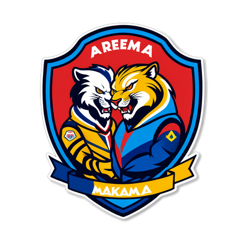 Perang Logo: PSM Makassar vs. Arema FC, Duel Sengit di Lapangan Sepak Bola!