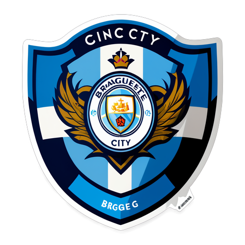 Stiker Pertandingan Man City vs Club Brugge