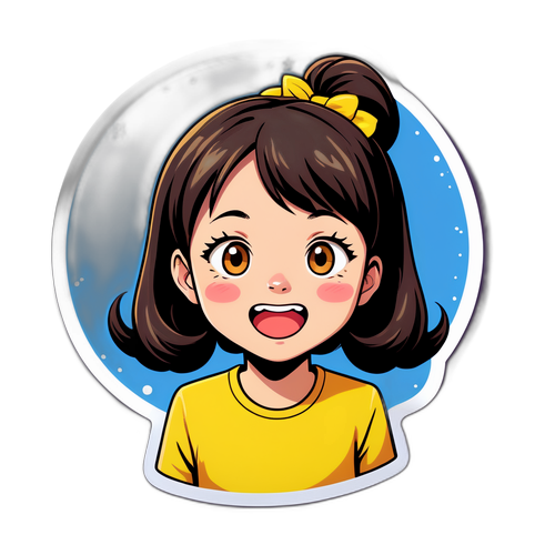 楽しいコメディスタイルのステッカー