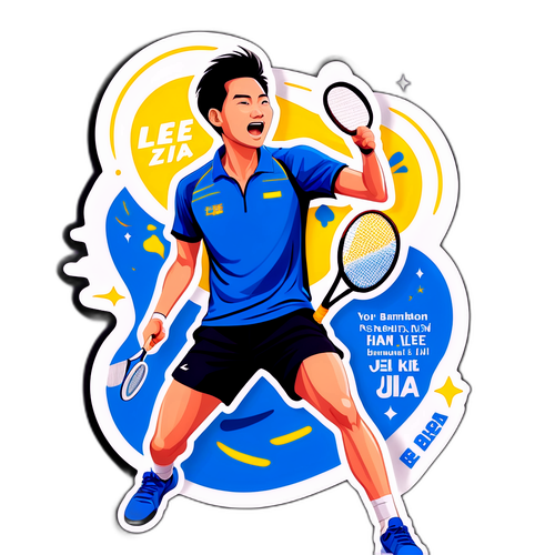 Sticker meraikan Lee Zii Jia