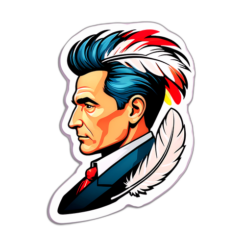 Наклейка с профилем Стивена Гоголева