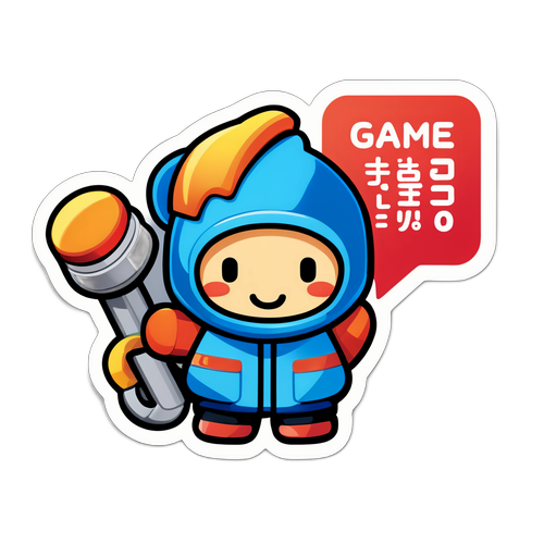 유지보수 알림 스티커