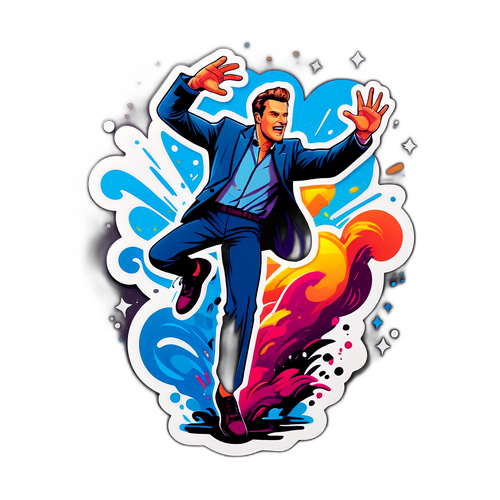 Kreatives Design von Clemens Schick in actionreicher Pose