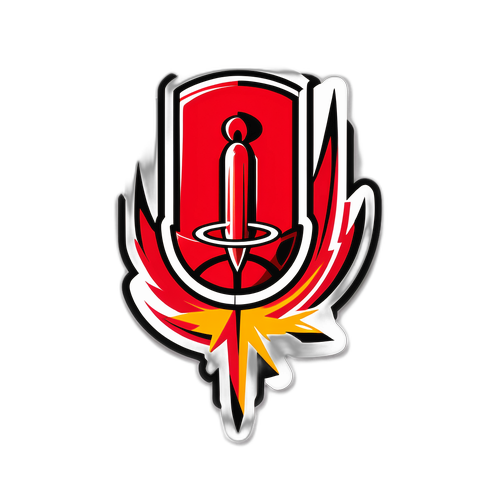 Houston Rockets Logo Çıkartması