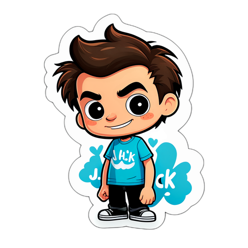 Sticker dễ thương với tên Jack Fletcher