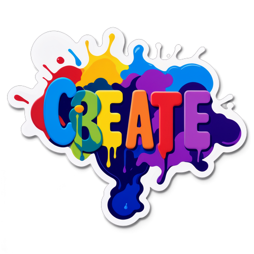 Unlock Your Inner Artist: Create Vibrant Masterpieces with This Stunning Sticker!