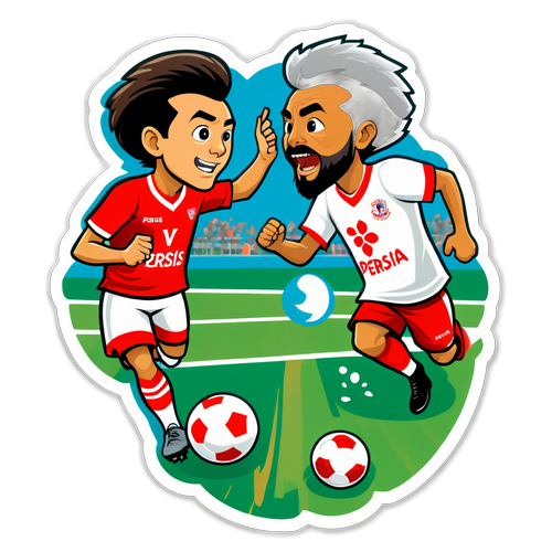 Duel Epik di Lapangan: Sticker Seru Persis vs Persija Jakarta yang Harus Dimiliki Setiap Penggemar!