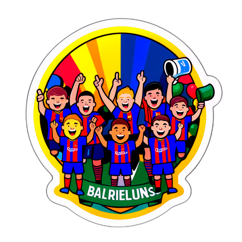 Sticker za Mashabiki wa FC Barcelona na Žalgiris