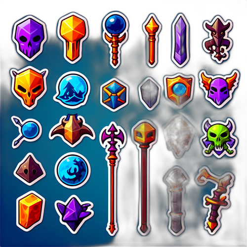 Symboler från spelet Tibia