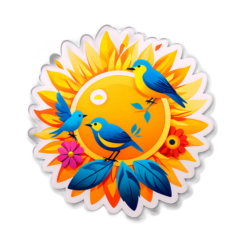 Illustration imaginative du soleil