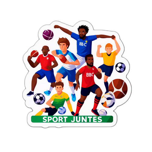 Energetisk BBC Sport-klistremerke
