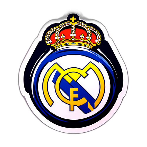 Real Madrid logó és Santiago Bernabéu stadion