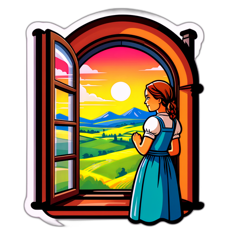 Fereastra deschisă spre peisajul rural românesc