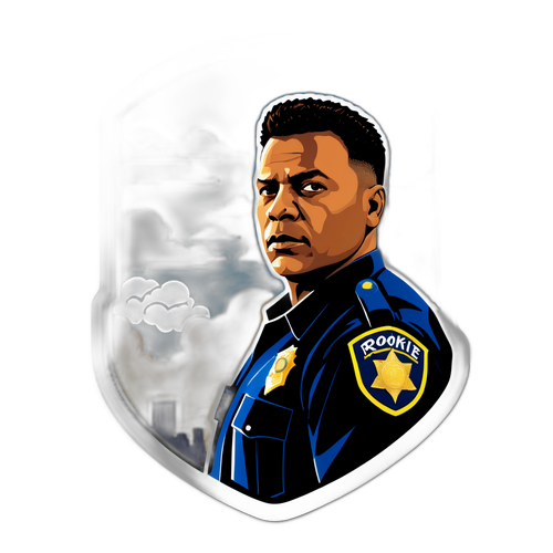 Insigne de fan de la série 'The Rookie'