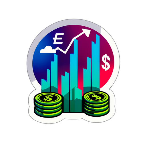Стікери з курсом долара