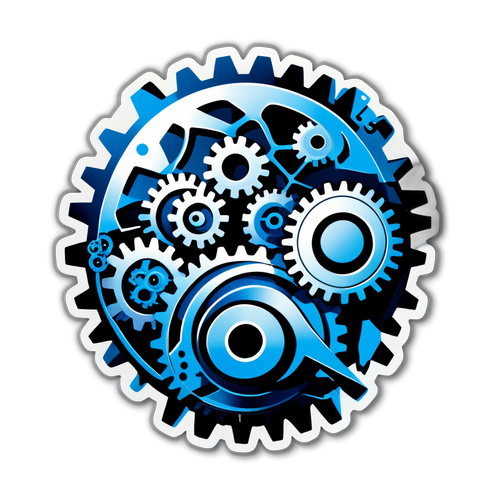 Playful Industrial-Themed Sticker for Nippon Steel
