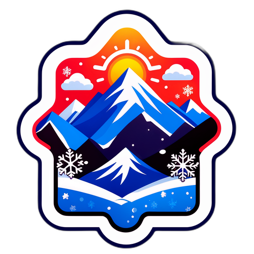 मनाली का मौसम स्टिकर