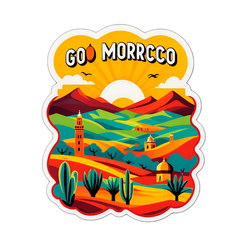 Pemandangan Ceria Morocco