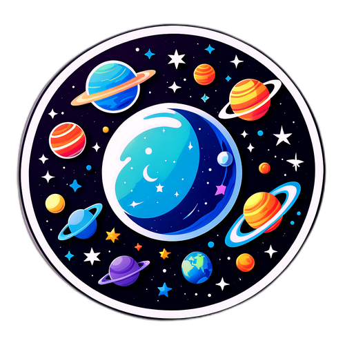 宇宙テーマのデザイン