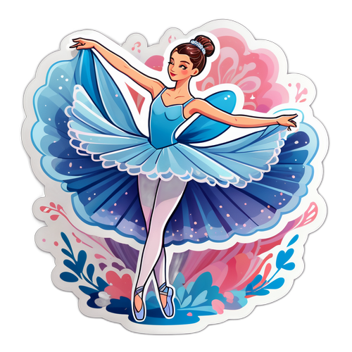 Reprezentare artistică a unei balerine
