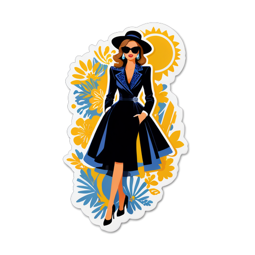 Stiker Glamour Paula Verhoeven