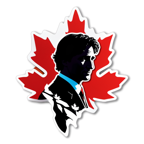 Trudeau Silhouette Sticker