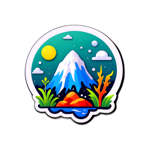 气候变化关注贴纸