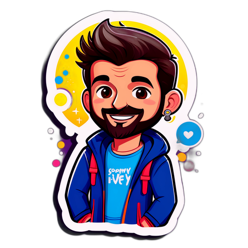 जय भानुशाली के कार्टून स्टिकर