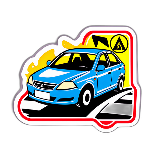 Autovehicul accidentat pe autostrada A2