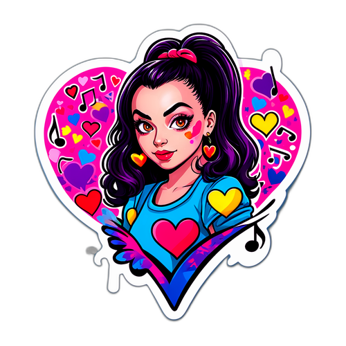 Ekletisk klistermärke för Charli XCX