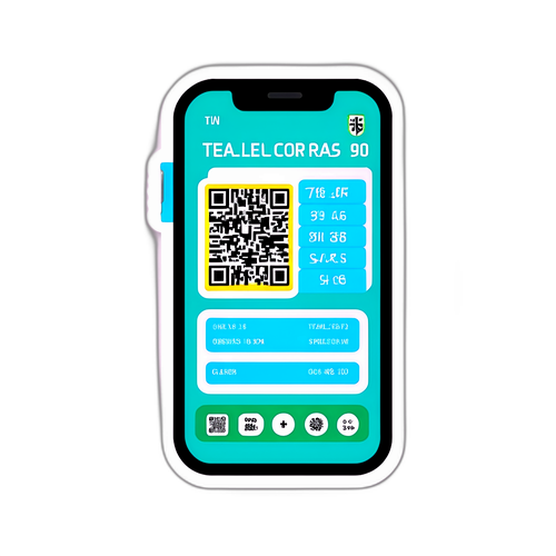 Sticker ya Meza ya Serie A